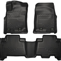 Husky Liners 2013 Toyota 4Runner WeatherBeater Black Front & 2nd Seat Floor - Mats