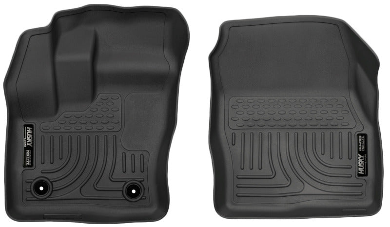 Husky Liners 2014-2015 Ford Transit Connect WeatherBeater Front Black Floor - Mats