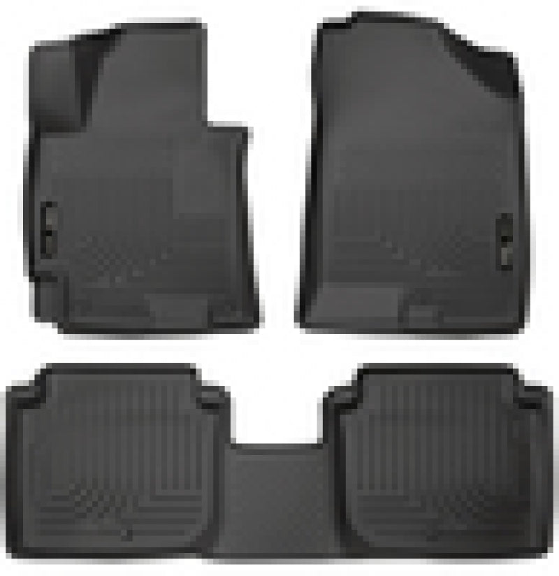 Husky Liners 2014-2016 Hyundai Elantra WeatherBeater Combo Black Floor - Mats