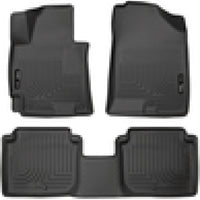 Husky Liners 2014-2016 Hyundai Elantra WeatherBeater Combo Black Floor - Mats
