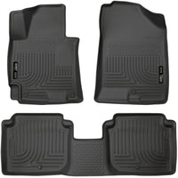 Husky Liners 2014-2016 Hyundai Elantra WeatherBeater Combo Black Floor - Mats