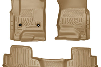 Husky Liners 2015 Chevy/GMC Tahoe/Yukon WeatherBeater Combo Tan Floor - Mats