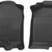 Husky Liners 2015 Ford Expedition/Lincoln Navigator WeatherBeater Front Black Floor - Mats