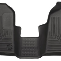 Husky Liners 2015 Ford Transit-150/Transit-250/Transit-350 WeatherBeater Front Black Floor - Mats