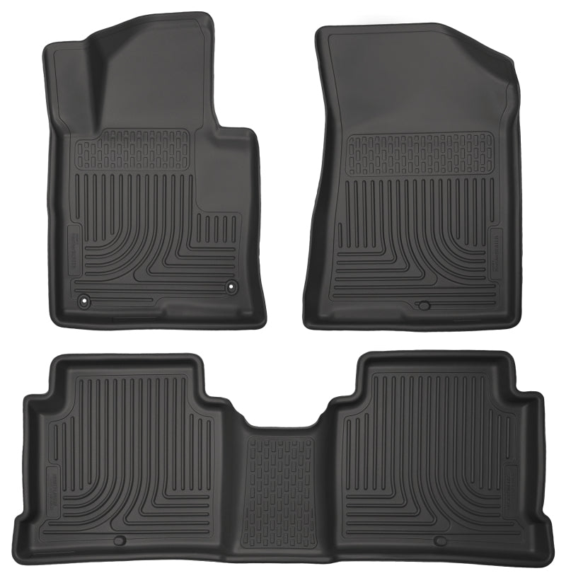 Husky Liners 2015 Hyundai Sonata Weatherbeater Black Front & 2nd Seat Floor - Mats