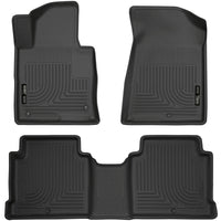 Husky Liners 2015 Hyundai Sonata Weatherbeater Black Front & 2nd Seat Floor - Mats