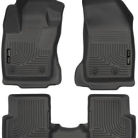Husky Liners 2015 Jeep Renegade Weatherbeater Black Front and Second Row Floor - Mats
