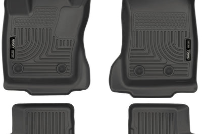 Husky Liners 2015 Jeep Renegade Weatherbeater Black Front and Second Row Floor - Mats