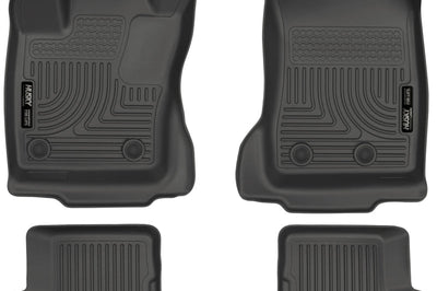 Husky Liners 2015 Jeep Renegade Weatherbeater Black Front and Second Row Floor - Mats