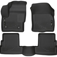 Husky Liners 2015 Lincoln MKC WeatherBeater Black Front & Second Seat Floor Liner - Mats