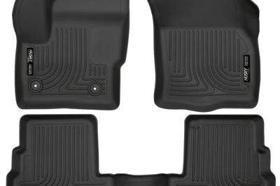 Husky Liners 2015 Lincoln MKC WeatherBeater Black Front & Second Seat Floor Liner - Mats