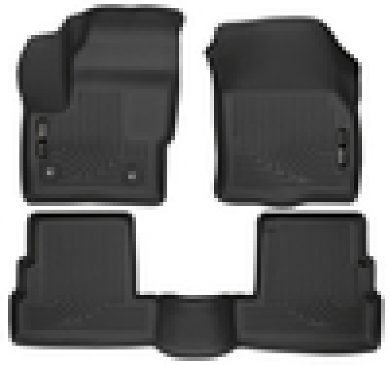 Husky Liners 2015 Lincoln MKC WeatherBeater Black Front & Second Seat Floor Liner - Mats