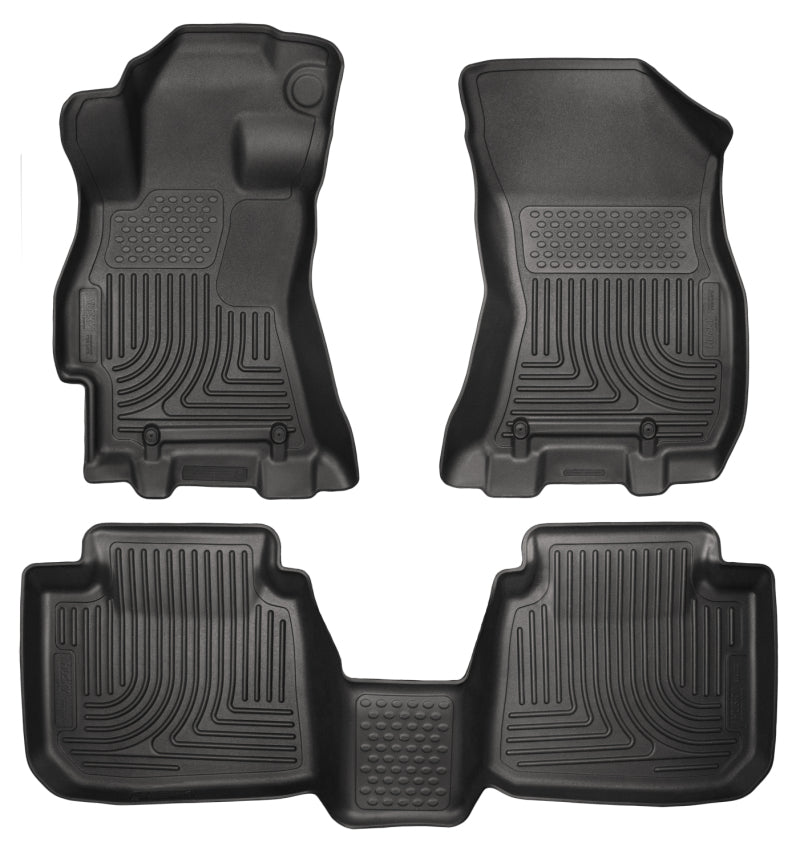 Husky Liners 2015 Subaru Legacy/Outback Weatherbeater Black Front & 2nd Seat Floor - Mats