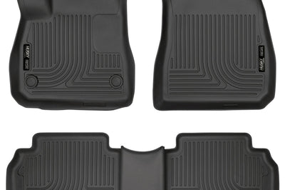 Husky Liners 2016 Chevy Malibu Weatherbeater Black Front & 2nd Seat Floor (Footwell Coverage) - Mats