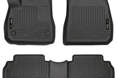Husky Liners 2016 Chevy Malibu Weatherbeater Black Front & 2nd Seat Floor (Footwell Coverage) - Mats