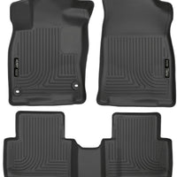 Husky Liners 2016 Honda Civic (4DR) WeatherBeater Combo Black Floor - Mats