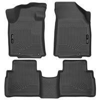 Husky Liners 2016 Nissan Maxima WeatherBeater Front and Second Row Black Floor - Mats