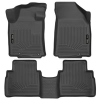 Husky Liners 2016 Nissan Maxima WeatherBeater Front and Second Row Black Floor - Mats