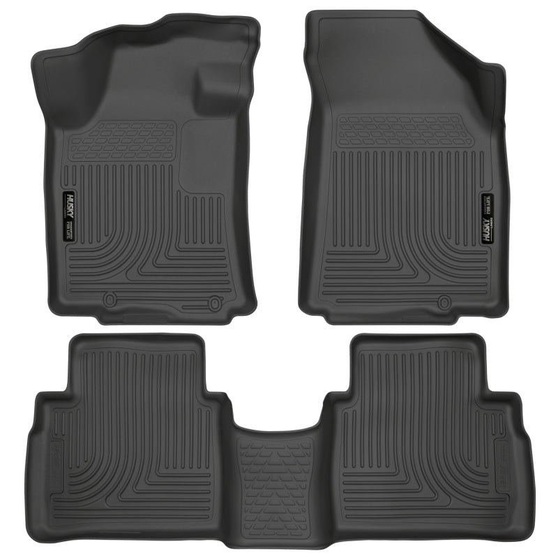 Husky Liners 2016 Nissan Maxima WeatherBeater Front and Second Row Black Floor - Mats