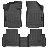 Husky Liners 2016 Nissan Maxima WeatherBeater Front and Second Row Black Floor - Mats