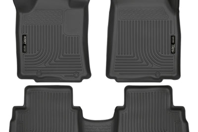 Husky Liners 2016 Nissan Maxima WeatherBeater Front and Second Row Black Floor - Mats