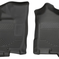 Husky Liners 2016 Nissan Titan XD Crew Cab WeatherBeater Front Row Black Floor - Mats
