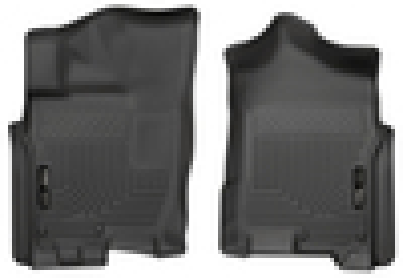 Husky Liners 2016 Nissan Titan XD Crew Cab WeatherBeater Front Row Black Floor - Mats