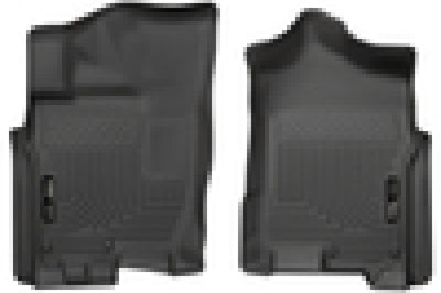 Husky Liners 2016 Nissan Titan XD Crew Cab WeatherBeater Front Row Black Floor - Mats