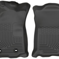 Husky Liners 2016 Toyota Tacoma w/ Manual Trans WeatherBeater Front Black Floor - Mats