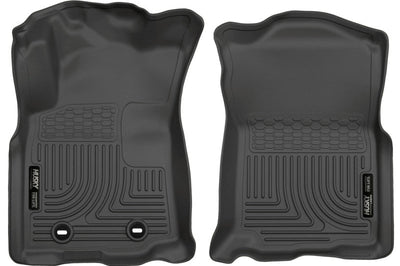 Husky Liners 2016 Toyota Tacoma w/ Manual Trans WeatherBeater Front Black Floor - Mats