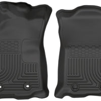 Husky Liners 2016 Toyota Tacoma w/ Manual Trans WeatherBeater Front Black Floor - Mats