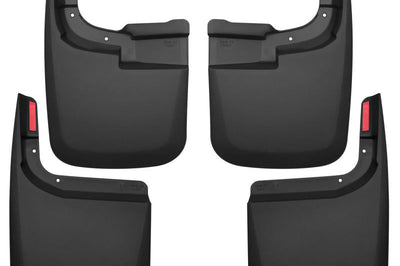 Husky Liners 2017 Ford F-250/F350 Custom-Molded Front and Rear Mud Guards - Body Armor & Protection