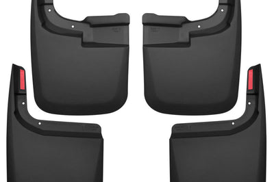 Husky Liners 2017 Ford F-250/F350 Custom-Molded Front and Rear Mud Guards - Body Armor & Protection