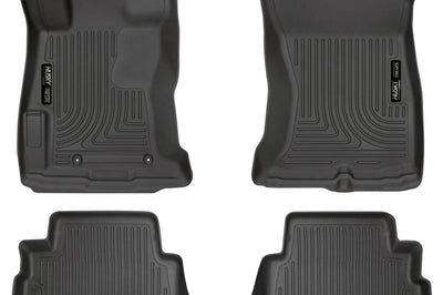 Husky Liners 2017 Subaru Impreza Weatherbeater Black Front & 2nd Seat Floor - Mats