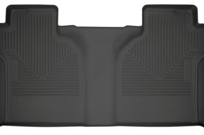 Husky Liners 2019 Chevrolet Silverado 1500 Crew Cab WeatherBeater Black 2nd Row Floor - Mats