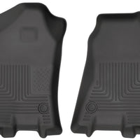 Husky Liners 2019 Ram 1500 Crew Cab WeatherBeater Black Front Row Floor - Mats