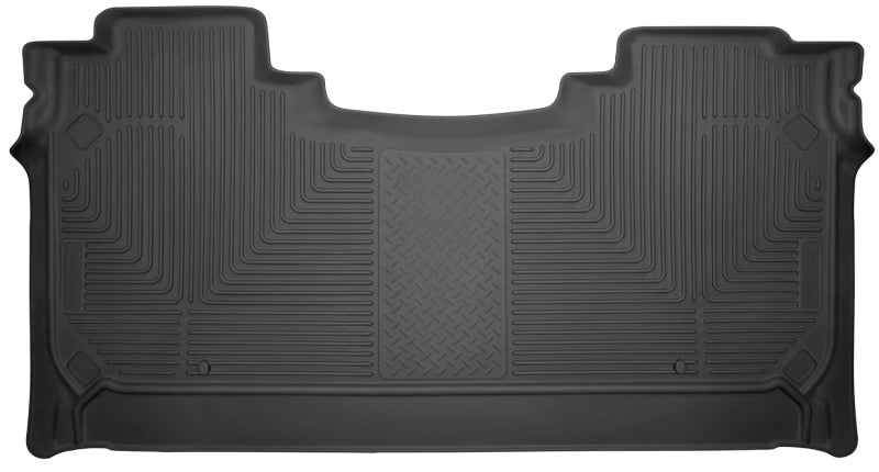 Husky Liners 2019 Ram 1500 Crew Cab WeatherBeater Black Second Row Floor - Mats
