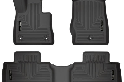 Husky Liners 2020 Ford Explorer Weatherbeater Black Front & 2nd Seat Floor - Mats