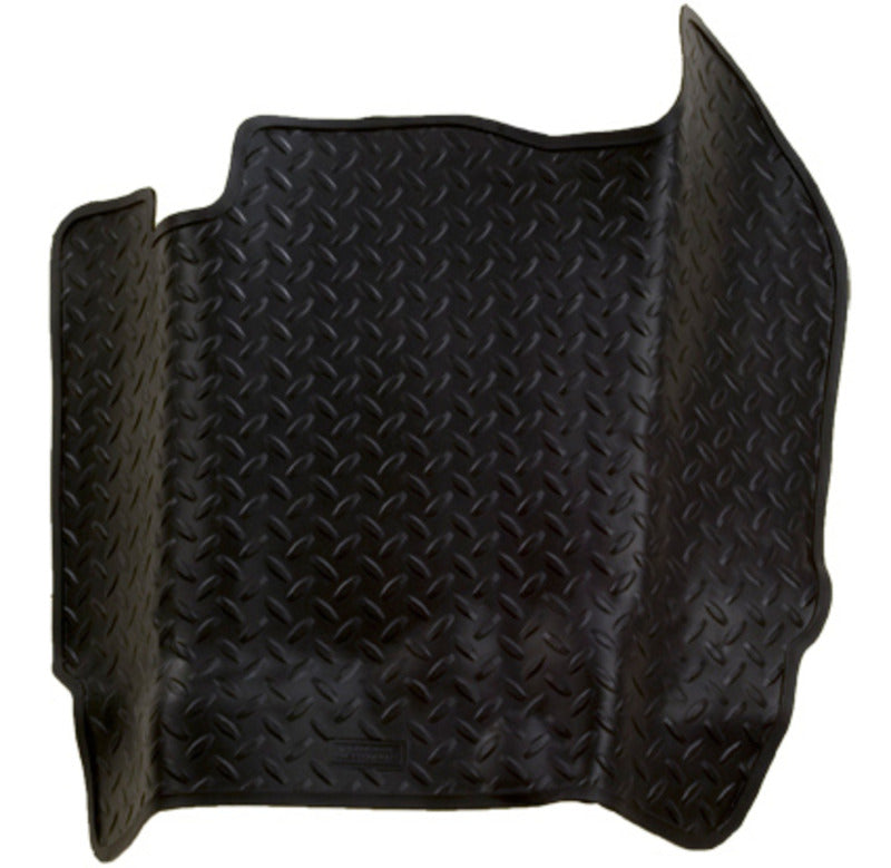 Husky Liners 96-99 Suburban/Tahoe/Yukon Classic Style Center Hump Black Floor Liner (w/oFloor Shift) - Mats