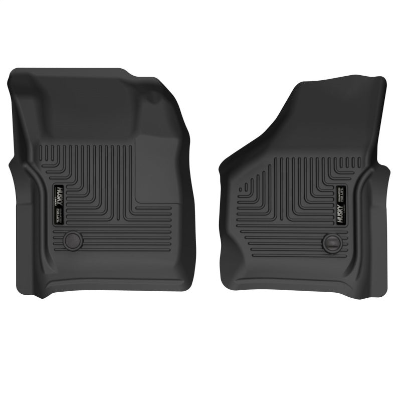 Husky Liners 99-07 Ford F-250 Super Duty Crew Cab X-act Contour Front Floor (Black) - Mats