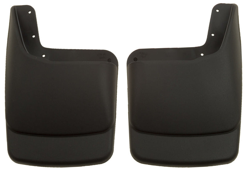 Husky Liners 99-09 Ford SuperDuty Regular/Super/Crew Cab Custom-Molded Rear Mud Guards (w/Flares) - Body Armor &
