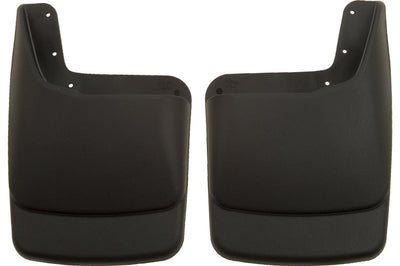 Husky Liners 99-09 Ford SuperDuty Regular/Super/Crew Cab Custom-Molded Rear Mud Guards (w/Flares) - Body Armor &