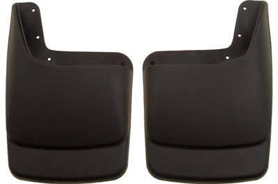 Husky Liners 99-09 Ford SuperDuty Regular/Super/Crew Cab Custom-Molded Rear Mud Guards (w/Flares) - Body Armor &