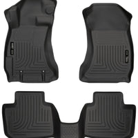 Husky Liners Subaru 12-14 Impreza/2015 WRX/STi WeatherBeater Combo Front&2nd Row Black Floor - Mats