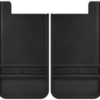 Husky Liners Universal 12in Wide Black Rubber Rear Mud Flaps w/o Weight - Body Armor & Protection