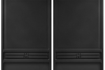 Husky Liners Universal 12in Wide Black Rubber Rear Mud Flaps w/o Weight - Body Armor & Protection