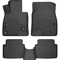 Husky Liners WeatherBeater 14 Mazda 3 Hatch&Sedan Front & Second Row Black Floor - Mats