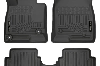 Husky Liners WeatherBeater 14 Mazda 3 Hatch&Sedan Front & Second Row Black Floor - Mats