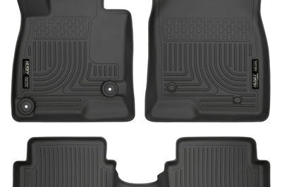 Husky Liners WeatherBeater 14 Mazda 3 Hatch&Sedan Front & Second Row Black Floor - Mats