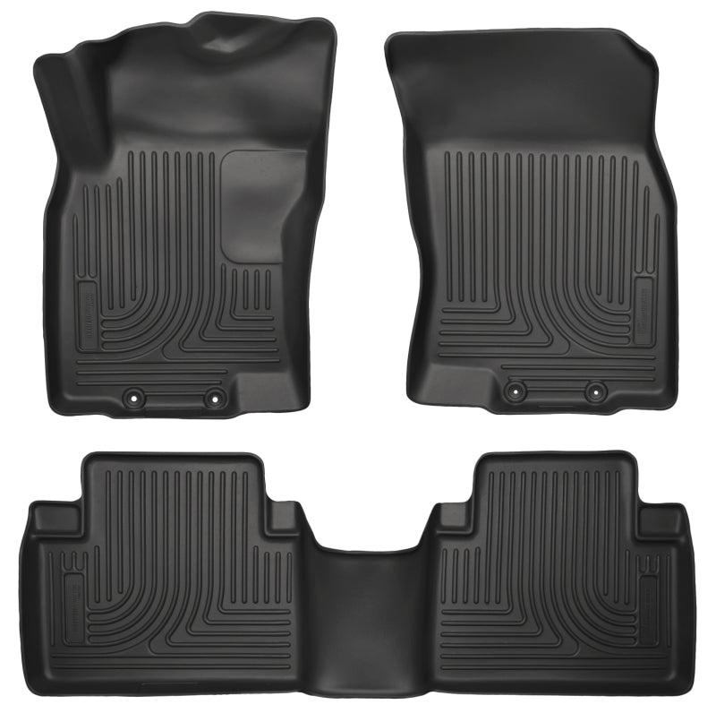 Husky Liners WeatherBeater 14 Nissan Rogue Front & Second Row Black Floor - Mats